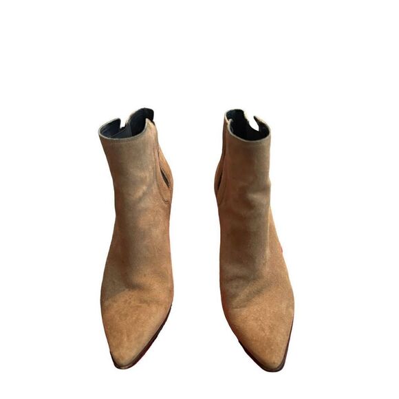 All Saints Senta Chelsea Ankle Bootie Boot Suede in Size 10 40.5 Western - Picture 5 of 16